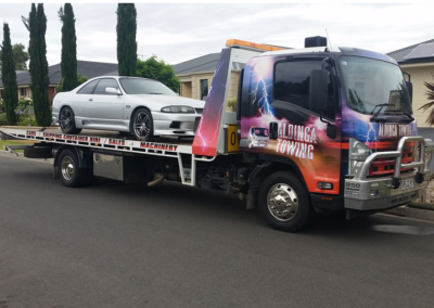 Towing a broken down car
